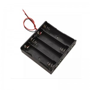 18650S4-W 4 Cells 18650 Battery Holder with Wire Leads