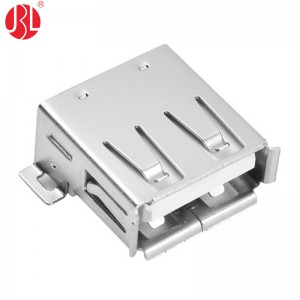 USB-A-RG10-M USB Type A Jack 4P Surface Mount Right Angle