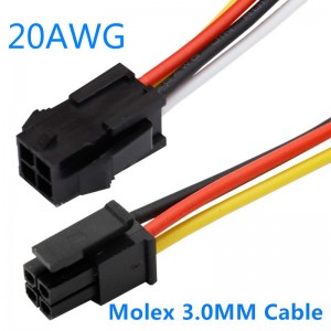 Assemblage de câbles de faisceau de fils de cavalier de connecteur de pas de Molex 43025 personnalisé de 3,0 mm