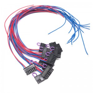 Изготовленная на заказ сборка кабеля проводки перемычки соединителя тангажа Молекс 43645 3.0мм