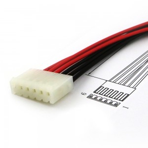 Conector Molex 5195 de passo de 3,96 mm personalizado Conjunto de cabo de chicote de fios