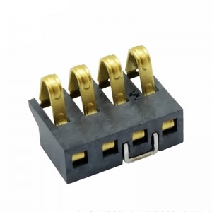 BC-16-4P220-R125 Spring Battery Connector 4Pin 1.6mm Pitch