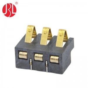 BC-35-3P Series 2.5mm Pitch Spring Battery Connector 3Pin SMT