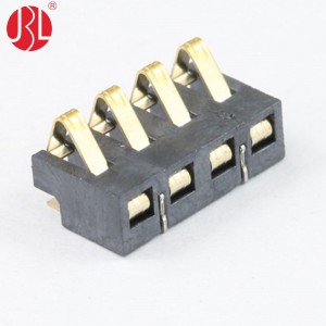 BC-35-4P Series 2.5mm Pitch Spring Battery Connector 4Pin SMT