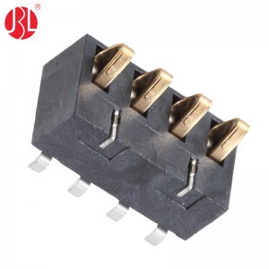 BC-43 Series 4.25mm Pitch Spring Battery Connector SMT Right Angle