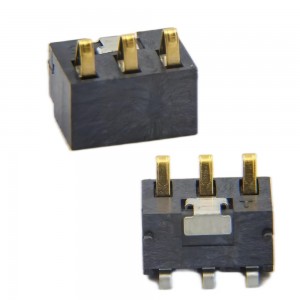 BC-75-3PD540 Conector de bateria de mola personalizado SMT 3 posições