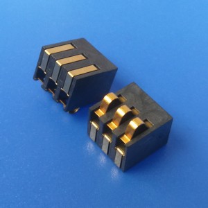 BT-82-3PD550 3 Way Spring Battery Connector SMT 2.5mm Pitch