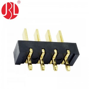 CM2500-05805 Blade Type Power Connector 4 Position Through Hole Right Angle Male Battery Connector