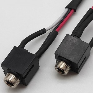 Benutzerdefinierte PJ-301CM 3,5-mm-Audio-Klinkenbuchse zur Kabelmontage für die Schalttafelmontage