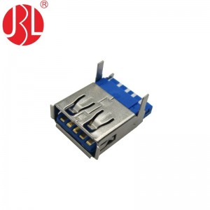 Montagem de cabo USB 3.0 Tipo A Orifício passante de 9 pinos