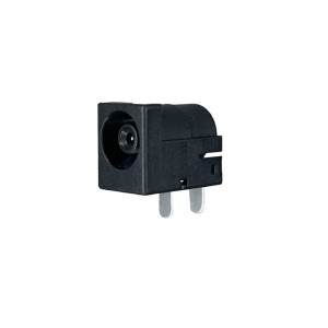 DC-038C-2 Female DC Power Jack 1.4mm 1.45mm Through Hole Right Angle