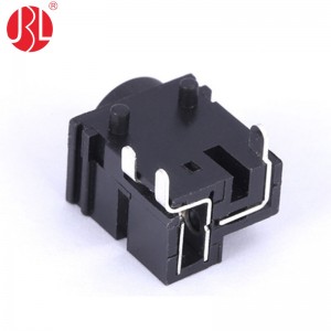 DC-080 3.0mm*1.2mm DC Power Socket THT Hole Right Angle