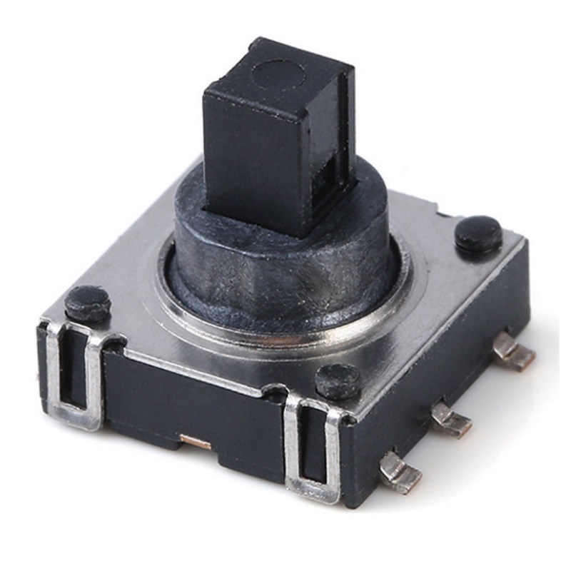 10*10 5 Way Tact Switch with Taktile Taster nterruptores Tactiles 6 Terminals SMT Type DC 12V 50mA TS-1504A