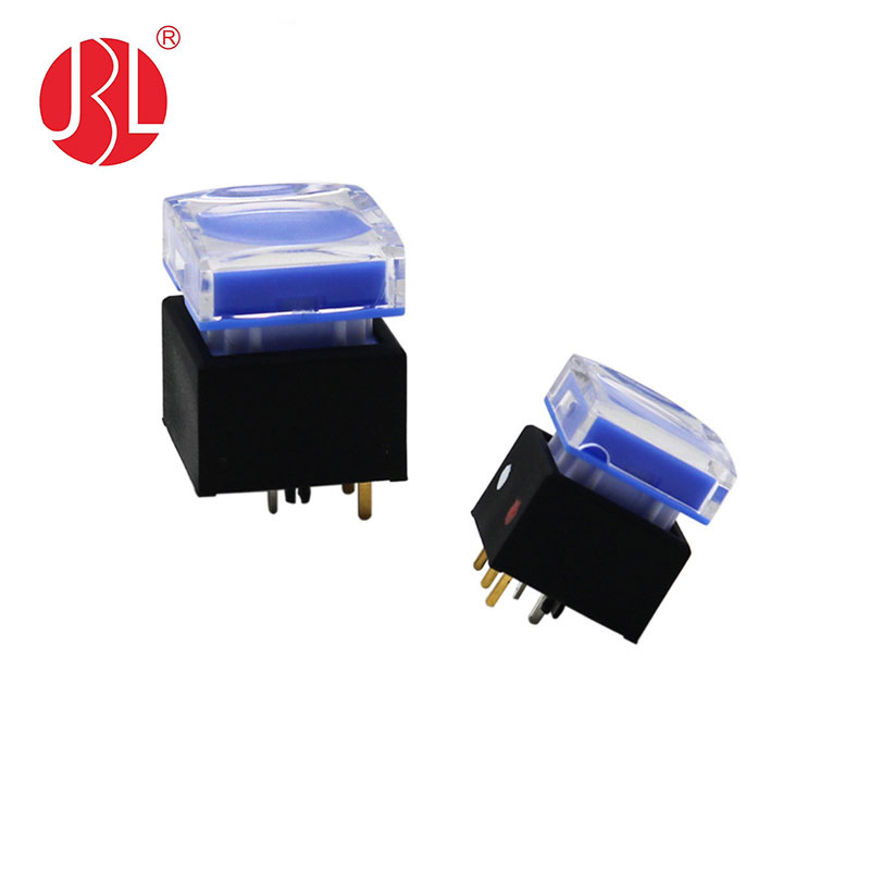 PLB série RGB ON OFF Type verrouillage verrouillage et non verrouillage momentané et alternance double LED interrupteur à clé éclairé pour Console