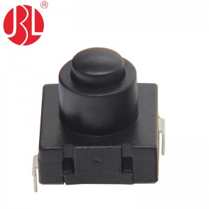 JBL8-1120-201 Плоский кнопочный переключатель ON-OFF, 12x12 мм, 2 контакта, сквозное отверстие, DIP, вертикальный