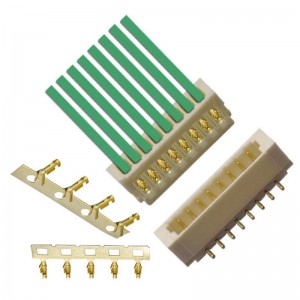 Kundenspezifischer SUR0.8-Draht-zu-Platine-Steckverbinder 0,8-mm-Raster 2-24-polige vertikale SMT-Oberflächenmontage