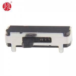 MK-12D70-E-R Self Reset Miniature Slide Switch SPDT SMT Right Angle