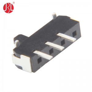 MK-12D70-E-R Self Reset Miniature Slide Switch SPDT SMT Right Angle