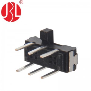 MK-22D10 Miniature Slide Switch 2P2T Through Hole Right Angle