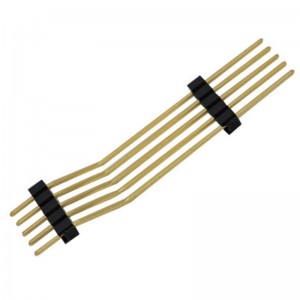 Custom Single Row Pin Header 1.0mm Pitch Surface Mount Right Angle