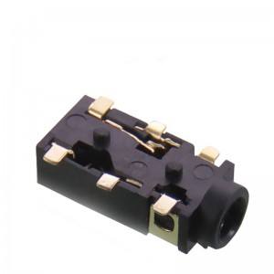 PJ-243TJG 2.5mm Audio Jack SMD Right Angle