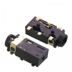 PJ-243TJG 2.5mm Audio Jack SMD Right Angle