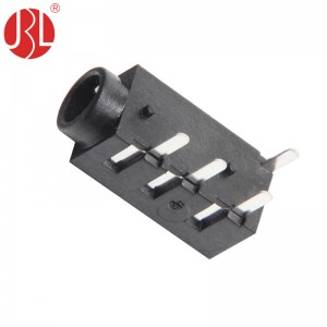 Stereo Jack 3.5mm DC12V 1A 4P Right Angle Audio Jack 3.5mm 4Pin PJ-320A