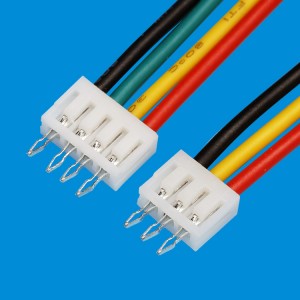 Conjunto de cabo de chicote de fios de conector vertical JST SAN 2,0 mm personalizado