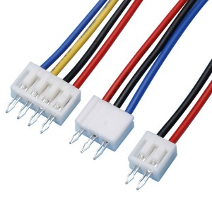 Conjunto de cabo de chicote de fios de conector vertical JST SAN 2,0 mm personalizado