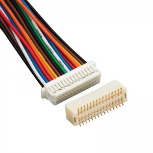 Assemblage de câbles de faisceau de câbles de connecteur de pas de JST SHD 1.0mm personnalisé