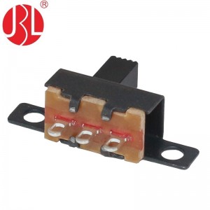 SS-12F55 Screw Panel Mount Slide Switch SPDT Solder Terminals