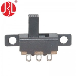 SS-12F55 Screw Panel Mount Slide Switch SPDT Solder Terminals