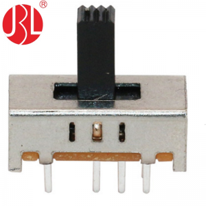 Interruptor deslizante SS-23D05 DP3T 2P3T DIP através do orifício horizontal PC pino