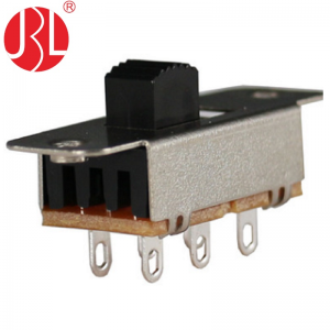 SS-23E29 Panel Mount Slide Switch DP3T Solder Terminals