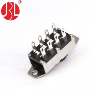 SS-23H25 Screw Panel Mount DP3T Solder Terminals