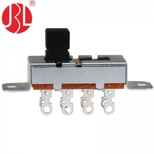 SS-23L08 DP3T Slide Switch Panel Mount Solder Terminals