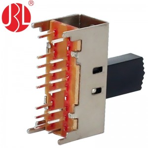 SS-43D01 4P3T Slide Switch Through Hole