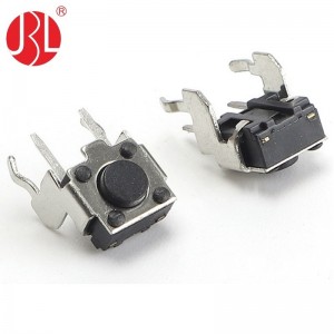 TC-00100D Side Actuated Tactile Switch Through Hole Right Angle