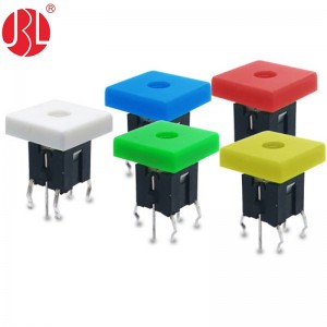 TD01-108 Beleuchteter taktiler Schalter DIP-Typ mit LED-Taktschaltermodul Taktschalterknopffarben können angepasst werden.