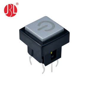 TD01-112 6 * 6 beleuchteter taktiler Schalter mit kundenspezifischen Symbolen und Power Sign Laser