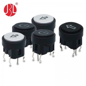 TD0-224 7.6*6 Illuminated Tactile Switch SPST-NO Top Actuated Through Hole