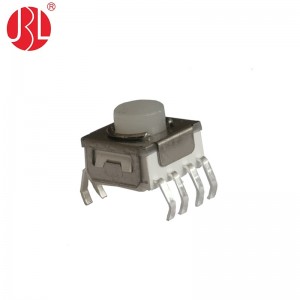 TD618DVL IP67 Waterproof Illuminated LED Tactile Switch DIP DC12V 50mA Multiple LED Options for Audio Apparatus
