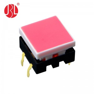 TL12 12*12 RGB Full Color Momentary Illuminated Tactile Switch SPST 12VDC 50mA