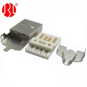 USB A 2.0 Male Connector 4Pin Free Hanging