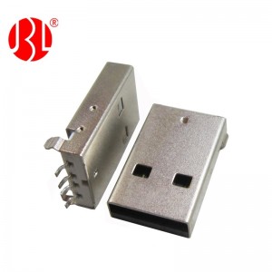 Plugue USB tipo A 2.0 para montagem em superfície