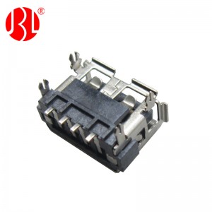 USB 2.0 Type A Connector 4Pos SMD