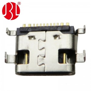USB-20C-F-01C Montage central USB Type C 16 broches SMD USB C 16P 2169900001