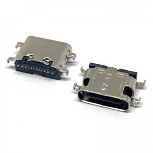 USB-20C-F-01C21 Mid Mount USB 2.0 Type C Female Connector 16Pin SMD