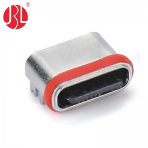 USB-20C-F-01SF03 IPX8 wasserdichte USB-Typ-C-Buchse, 16-polig, SMD, rechtwinklig