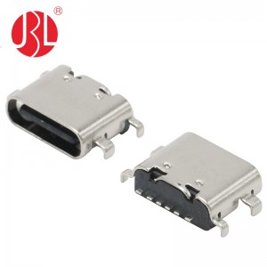 USB-20C-F-06C16 Mid Mount USB Type C 6P Offset 1.6mm